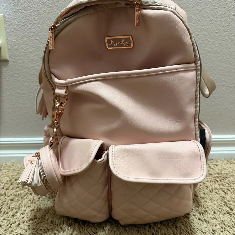 Itzy Ritzy Blush Pink Boss Diaper Bag